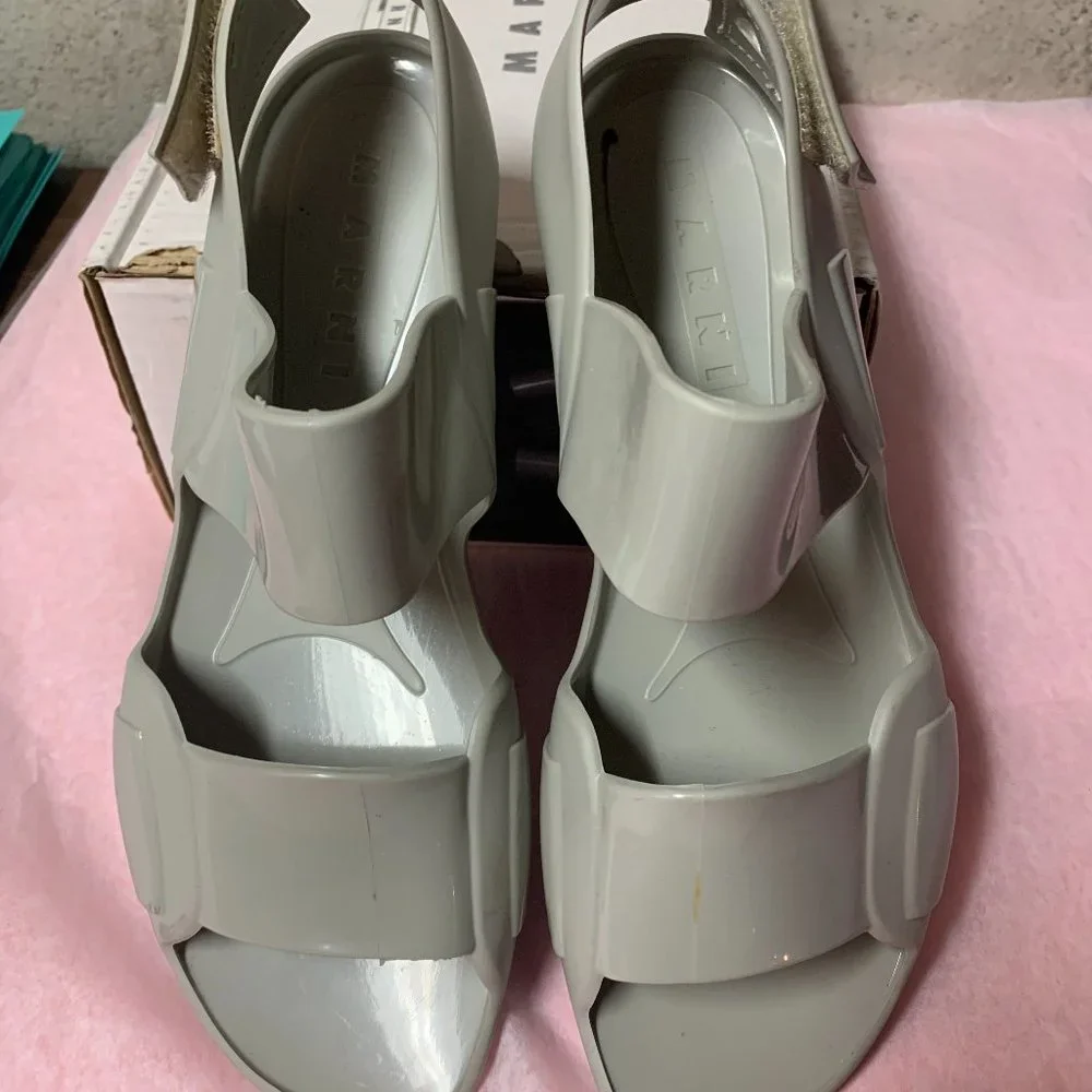 Marni rubber jelly gladiator sandals - Picture 5 of 6